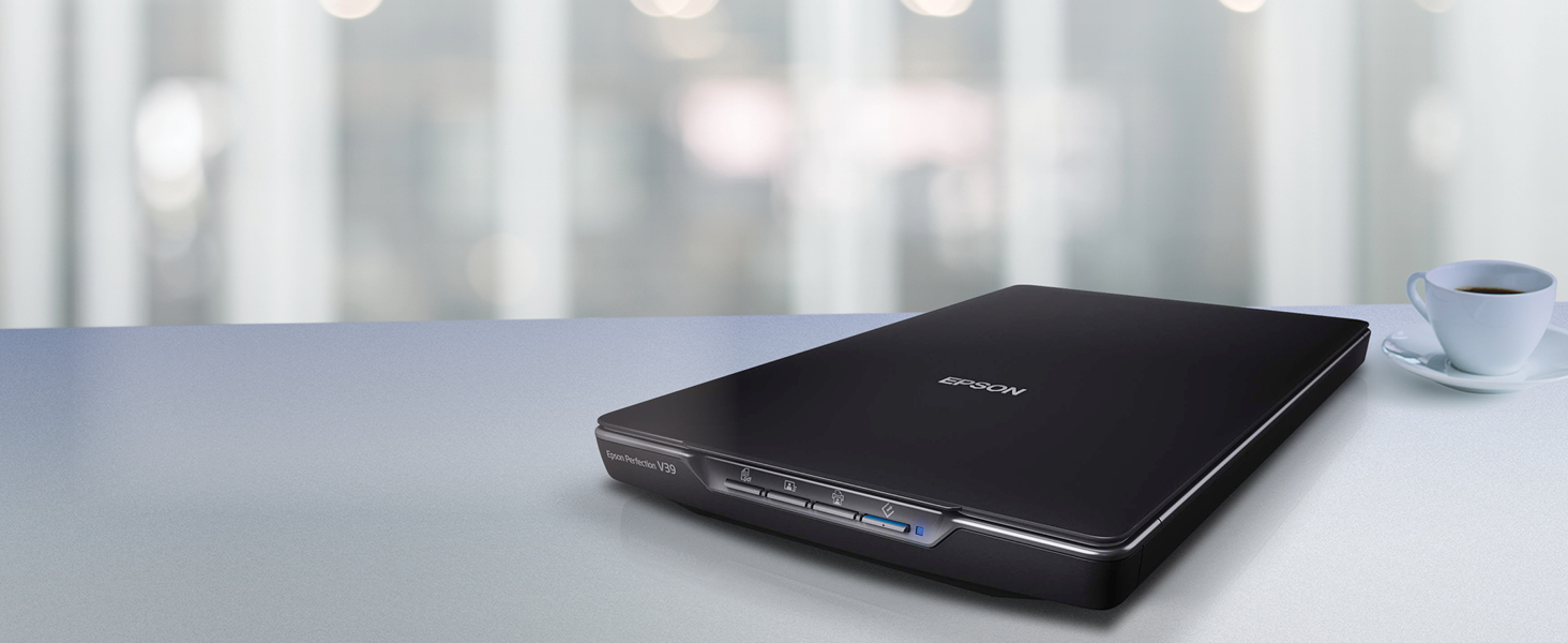 Epson Canada Perfection V39 Colour Photo and Document Scanner with Scan