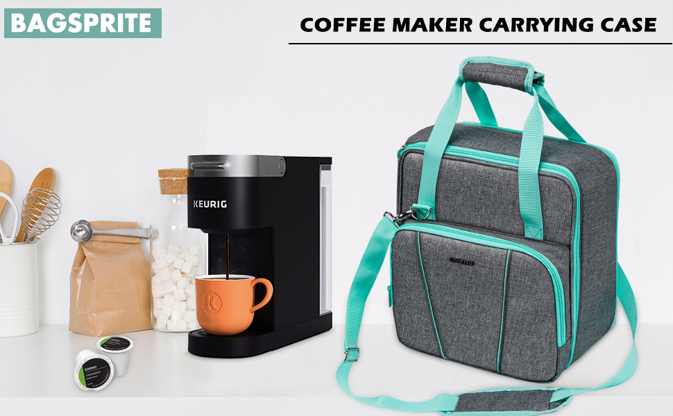 BAGSPRITE Coffee Maker Travel Bag For Keurig KSlim, Keurig