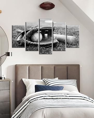 baseball decor, baseball wall decor