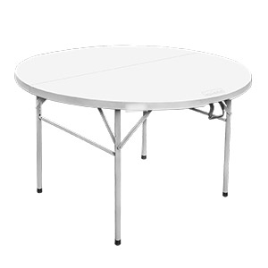 round folding table 48in round card plastic folding table 4 foot large folding circle table kitchen