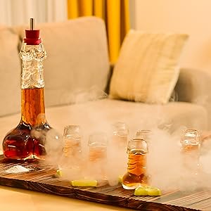 Decantador de Whisky, juego con vasos para servir, set completo y elegante