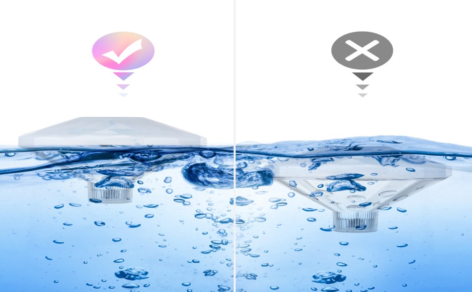 Swimming Pool Lights Floating Pool Lights Underwater Waterproof Lights LED Pond Lights