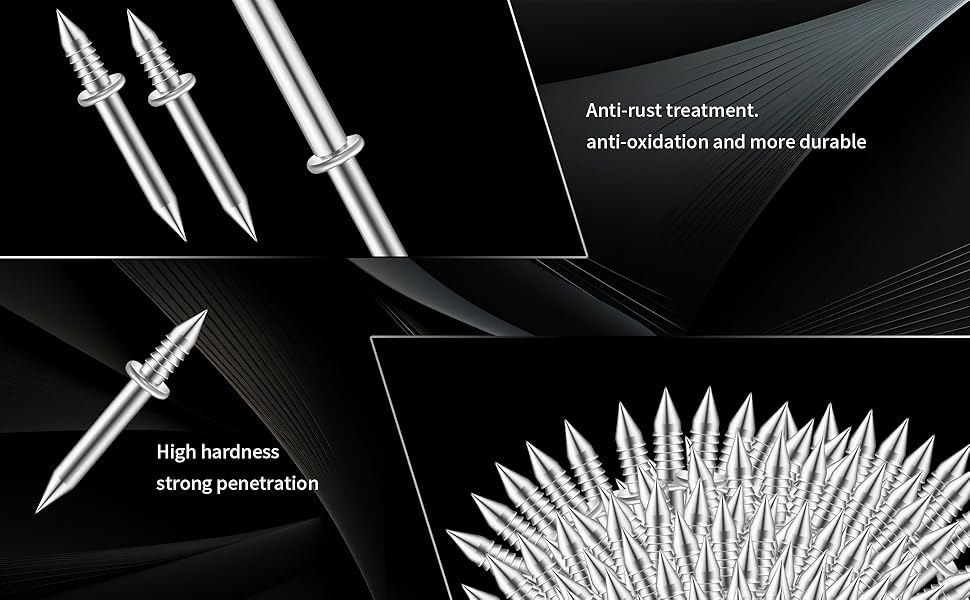 Double Head Skirting Thread Seamless Nail Double Side Nails for wood baseboards