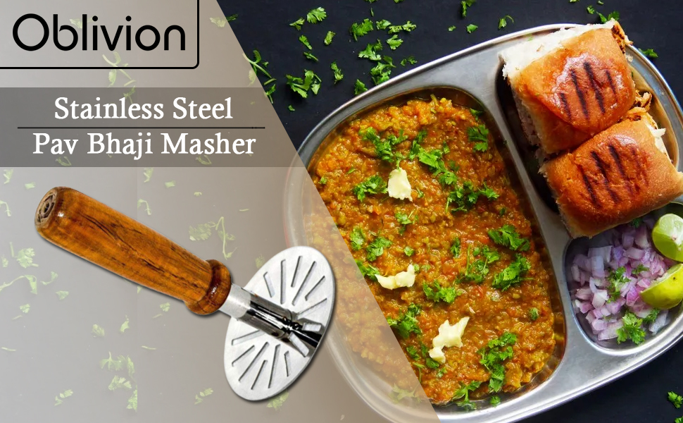 Stainless Steel Pav Bhaji Masher SPN-MX9E8