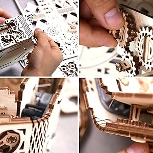 ウッドトリック woodtrick ギアードセーフ 金庫 完成品 Amazon | Wood Trick ウッドトリック ギアードセーフ／金庫