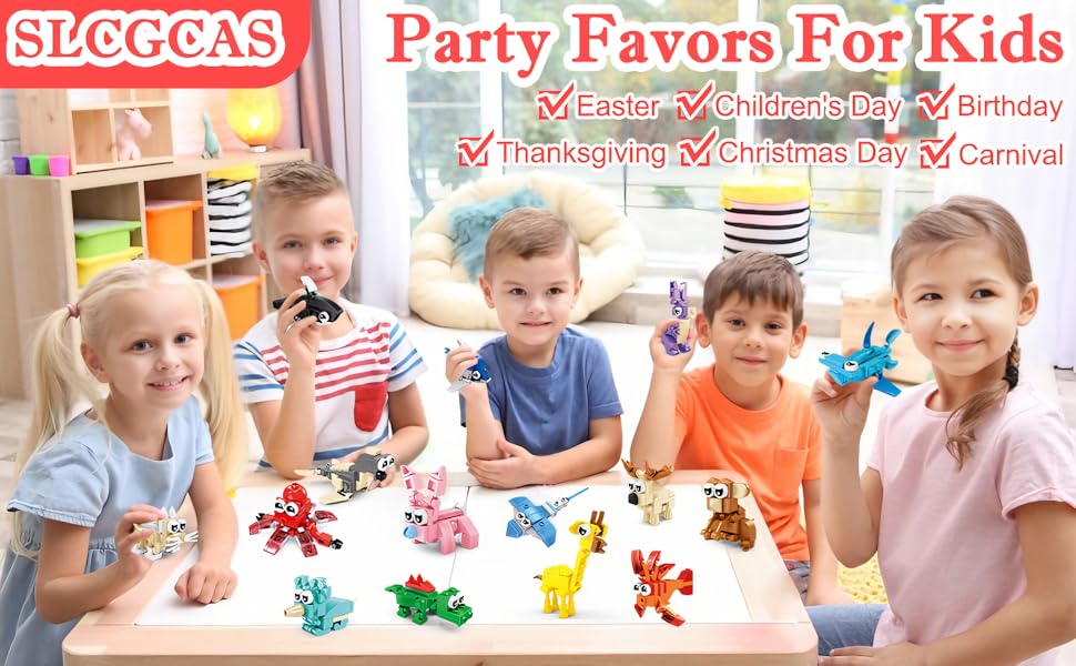 24 Pack Ocean Animal Building Blocks Set