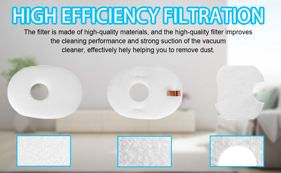 3 Pack Vacuum Replacement Filter for Shark Rocket of HV300