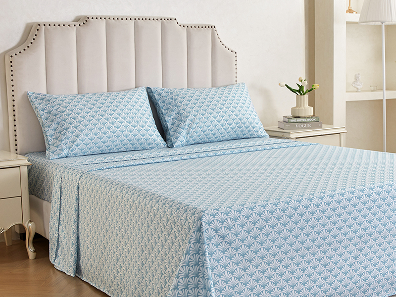 Mooreeke Printed Queen Sheets, Floral Queen Bed Sheet Set with Deep Pocket NonSlip