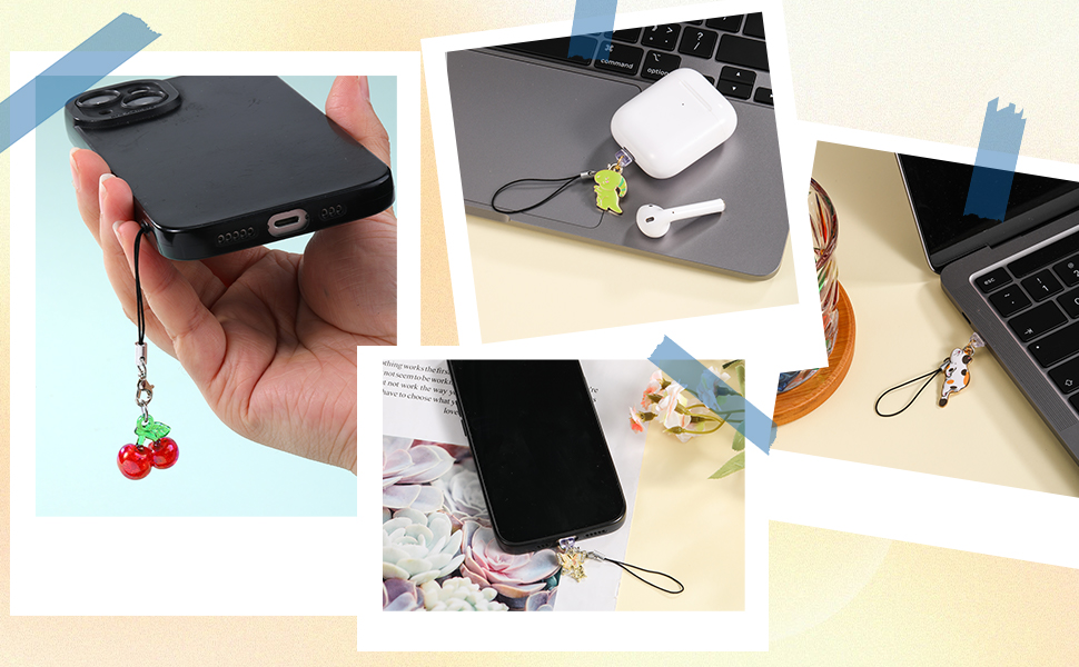 Cute Charm Phone Dust Plug