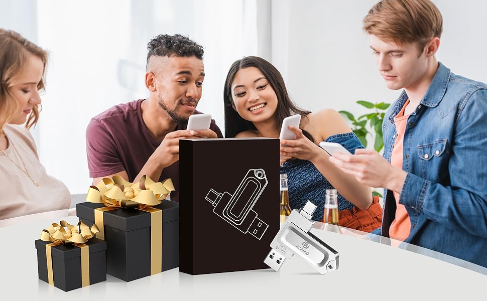 4 In 1 128GB Auto PhotoBackUpStorageDeviceStick for