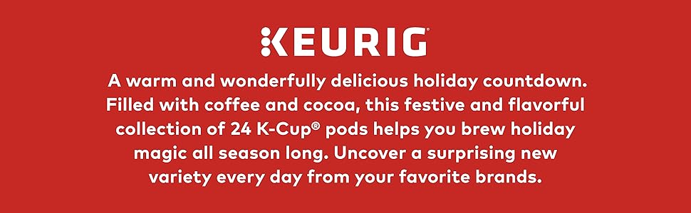 Keurig Advent Calendar K-Cup Pod Variety Pack