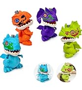 Birthday Toys Gifts for 3 5 6 7 8 Years Old Toddler Boys Girls, 4 Pack Wind up Spin & Flap Dinosa...