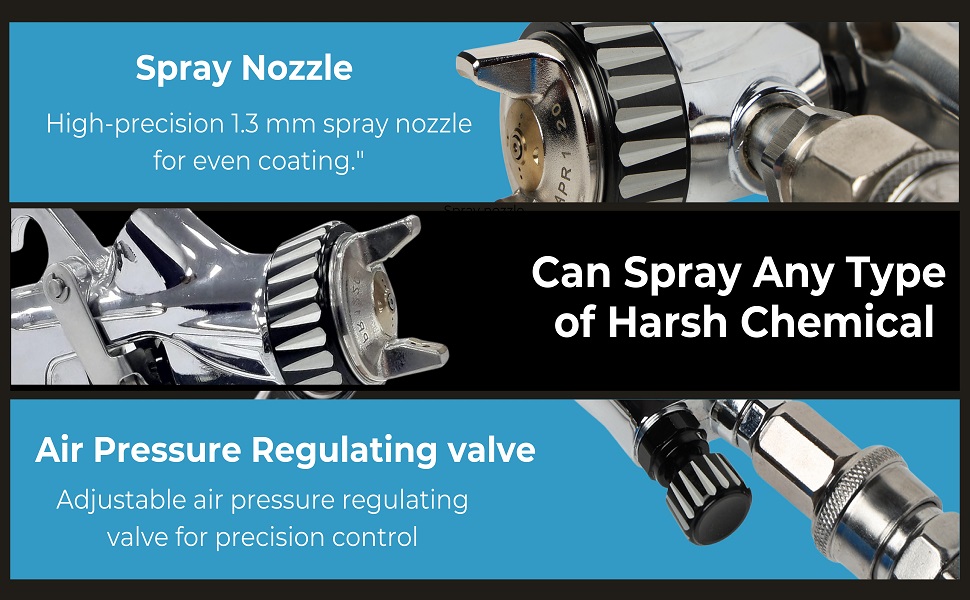 User Demonstrating Spray Gun