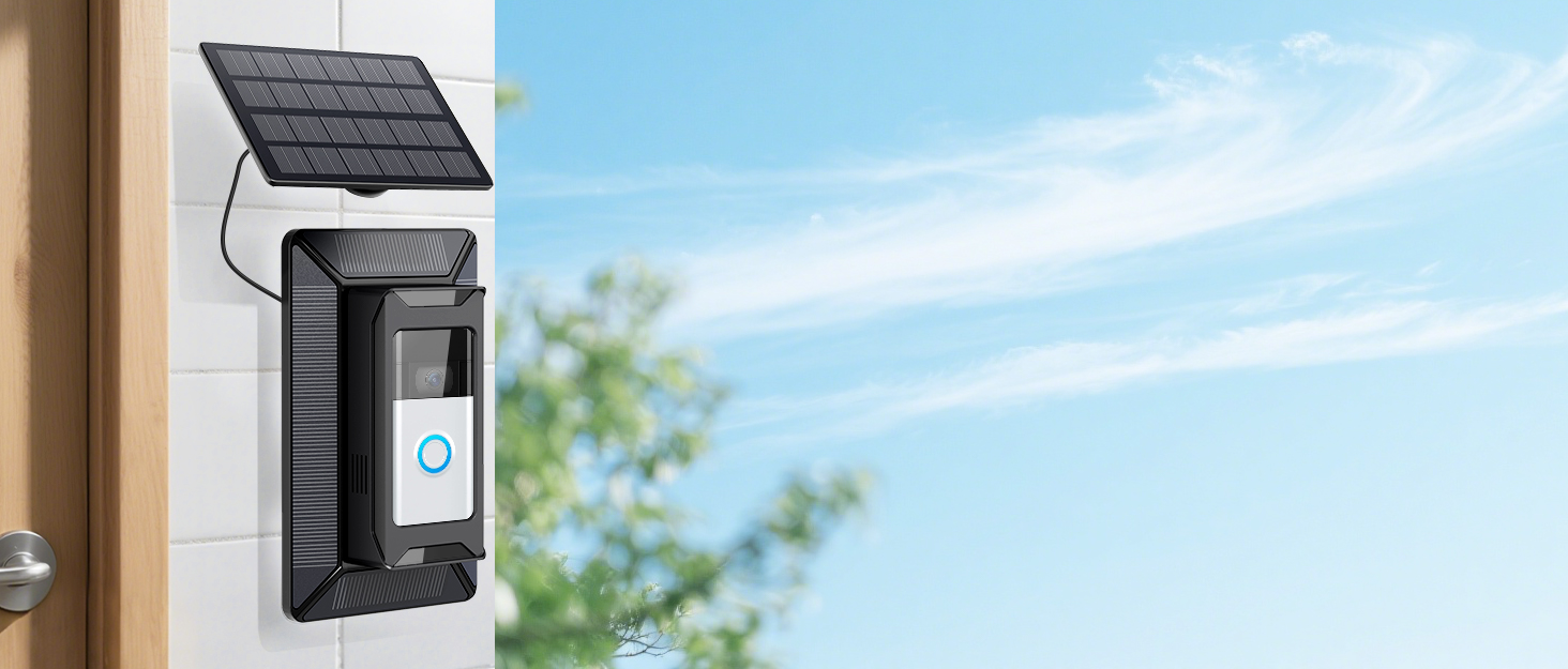 Solar Charger for Ring Doorbell