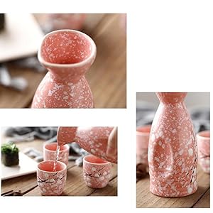 豊前上野焼　珍しい藁白釉　渡髙久　酒器セット　徳利1　お猪口2 豊前上野焼 珍しい藁白釉 渡髙久 酒器セット 徳利1 お猪口2 た