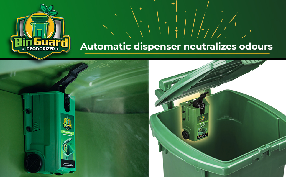 KABIN Binguard Automatic Trash Can Deodorizer Odor