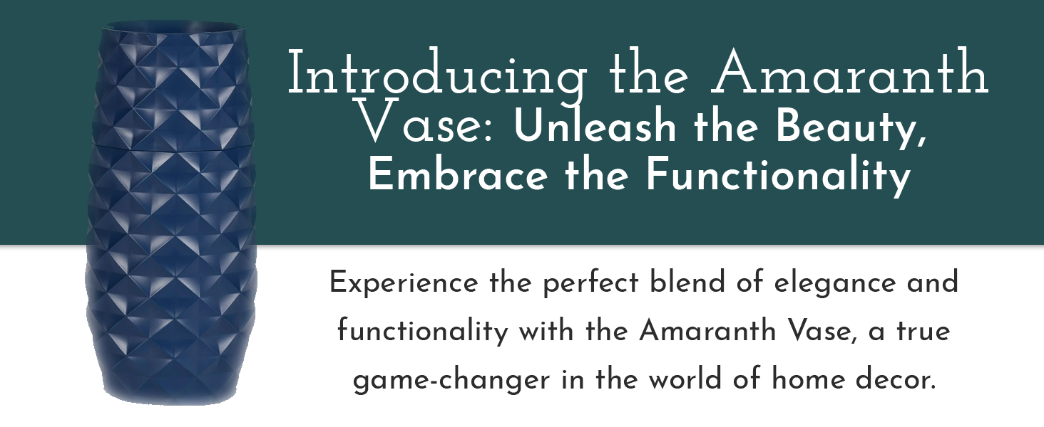 Introducing the Amaranth Vase: Unleash the Beauty, Embrace the Functionality