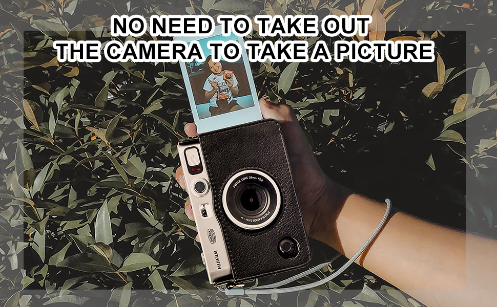 CAIYOULE Camera Case for Fujifilm Instax Mini EVO, Fuji Mini EVO Case Bag with Mini