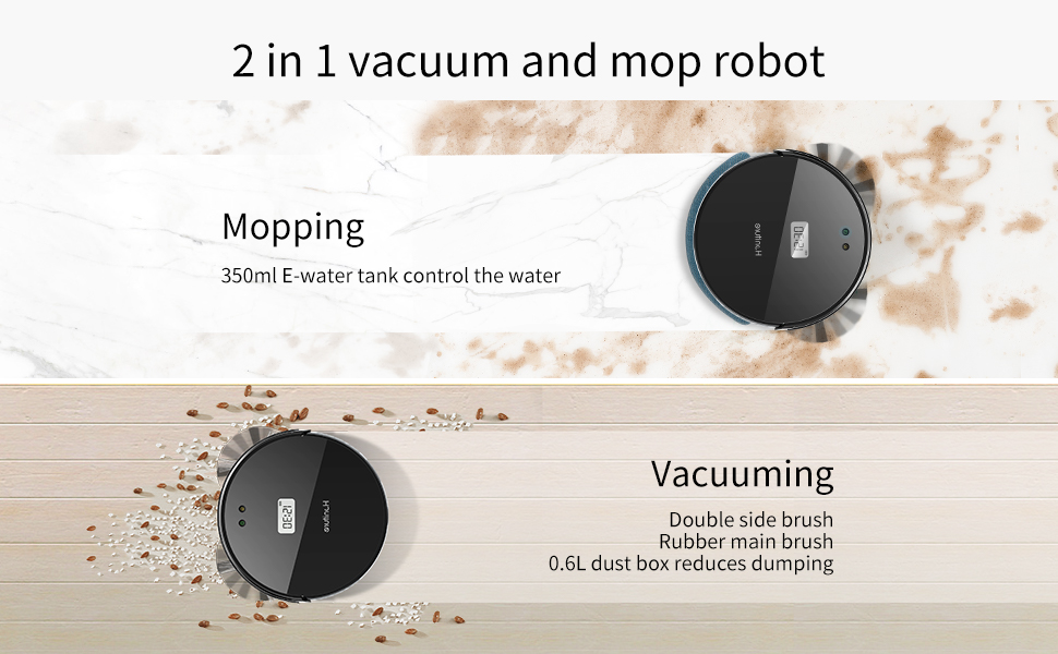 robot vacuum and mop combo