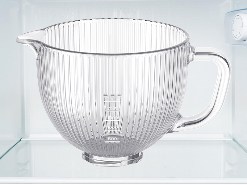 Glass Mixer Bowl for Kitchenaid 4.55QT TiltHead Stand Mixer, 5 Quart Glass Bowl