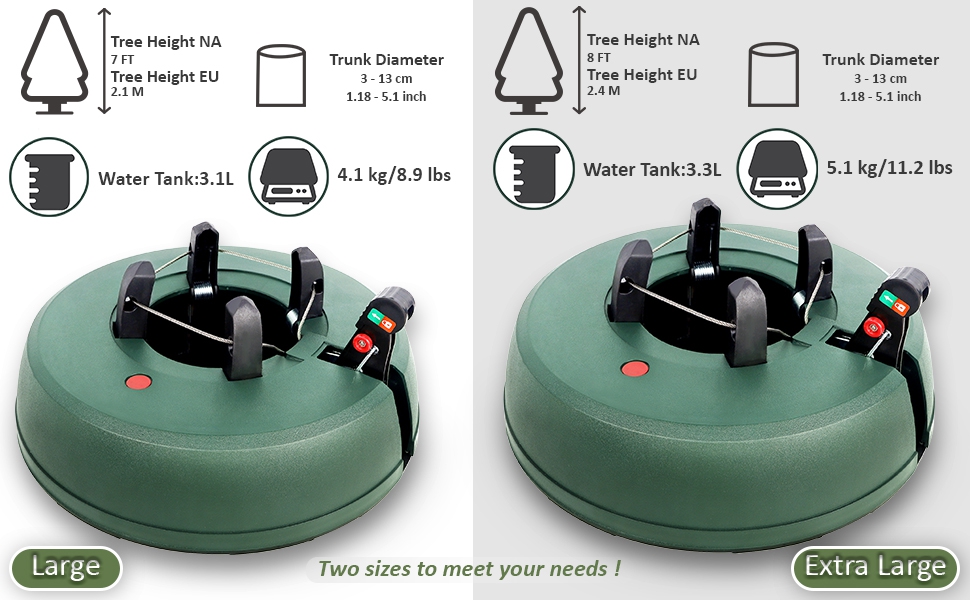 Blissun Christmas Tree Stand with Water Reservoir, Fast
