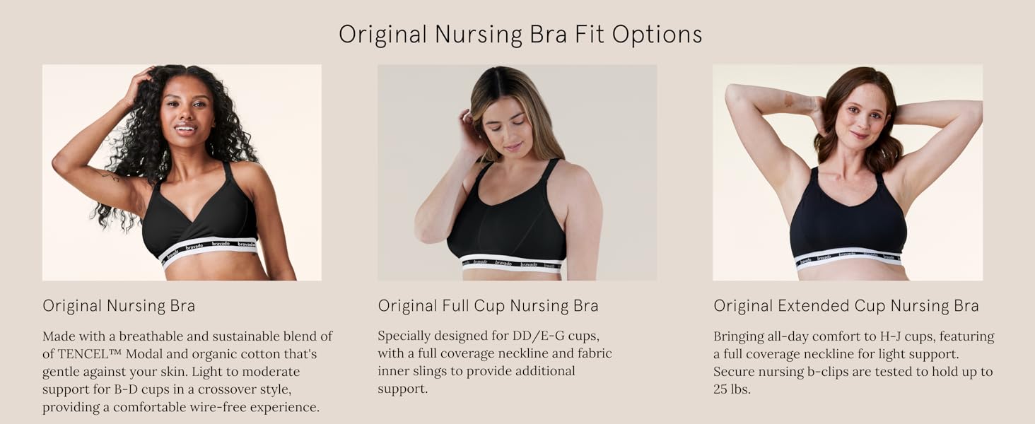 nursing bra, pregnancy bra, maternity bra, breastfeeding bra, bravado bra, cotton bra