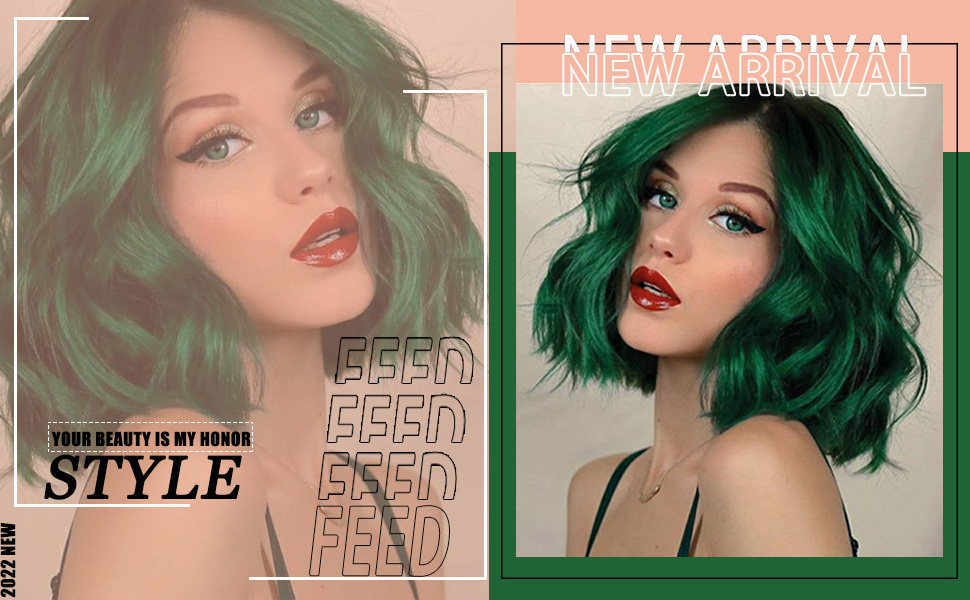 green wig