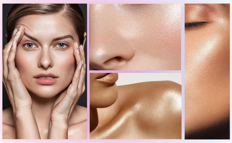 Boobeen Highlighter Palette Shimmer Highlighter Makeup