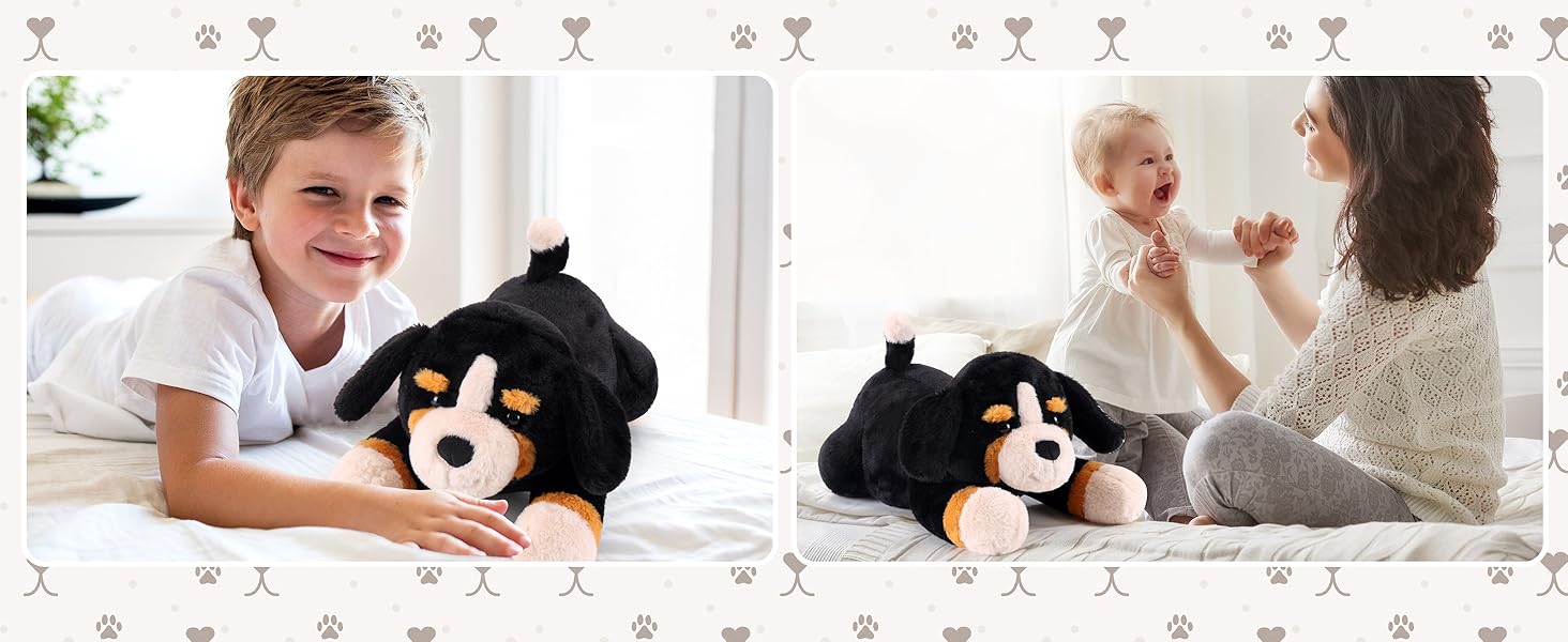 weighted bernese mountain dog plush