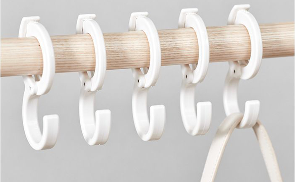 Voncine Table Hooks for Hanging, White Hanging Hooks