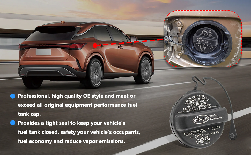 Gas Cap Fuel Cap 7730007030 for 20142021 Toyota Venza