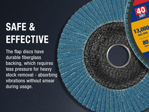 Amazon.com: WORKPRO 10-Pack Flap Discs, 4-1/2-inch, Arbor