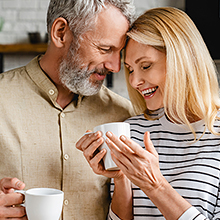 Man going to work after taking saw palmetto herbal supplements
