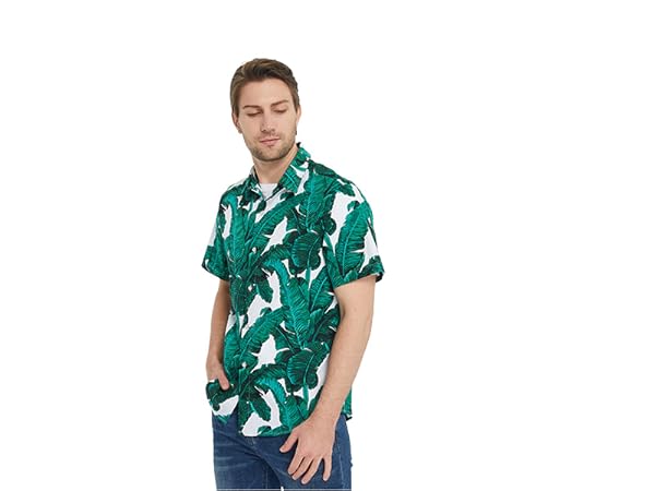 Amazon.com: Mens Hawaiian Shirt, Tropical Shirts for Men