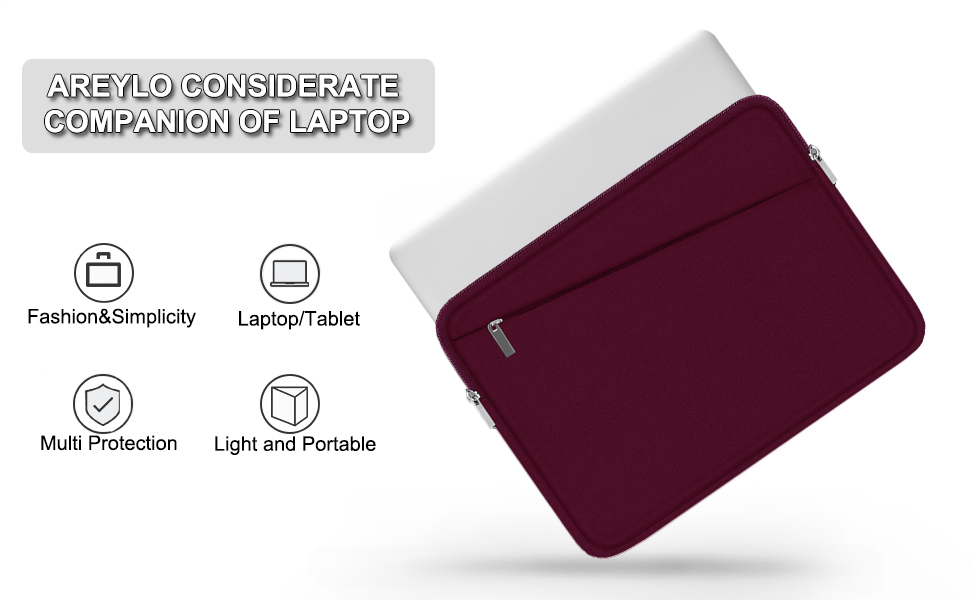 Laptop Sleeve Case 15.6 inch, Durable Computer Carrying Bag
