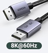 Amazon.co.jp: UGREEN ゲーミング 8K Displayport ケーブル DP1