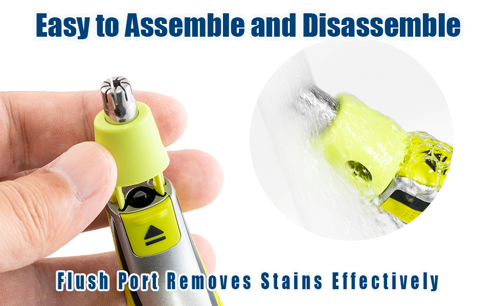 Flush Port Removes Stains Effectively