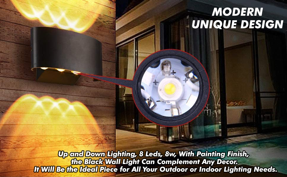 SL THREE® LED 12W UPDOWN Lighter 12W Light 3 Beam of Light UP and 3