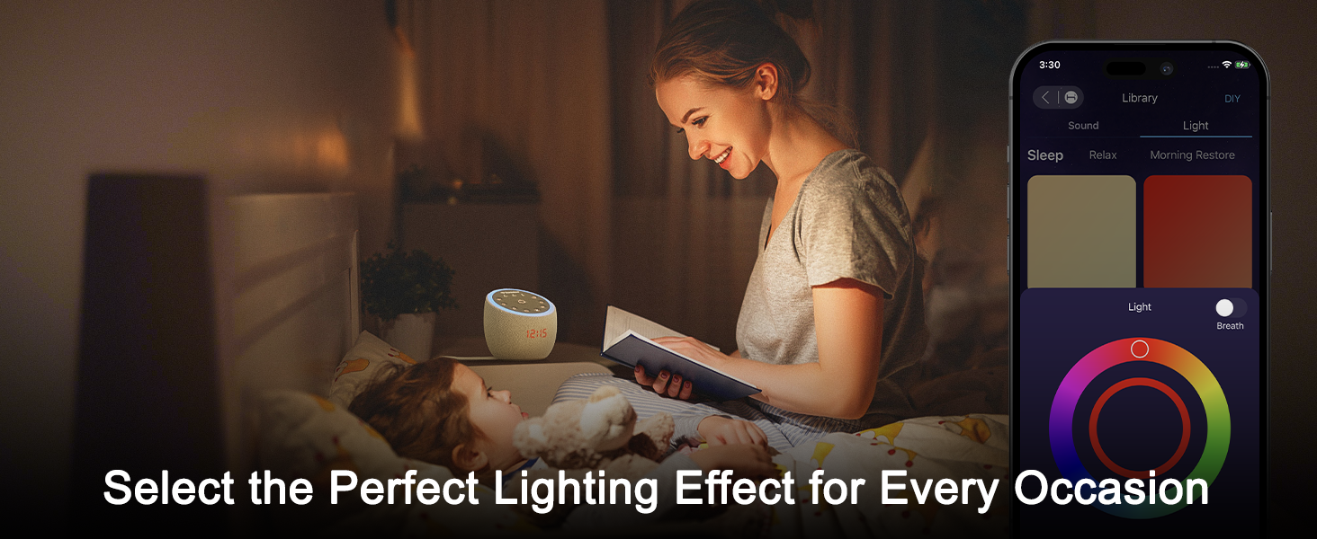 White Noise Sound Machine for Sleeping, 361 Soothing Sounds