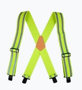 KUNN Safety Reflective Suspender Safety & High Visibility Men Work Suspender