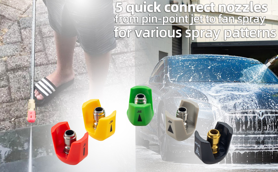 SPX3000TPS QuickConnect Spray Tips for Sun Joe SPX 3000