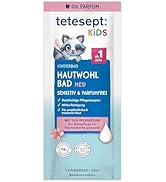 tetesept Kids Skin-Friendly Bath Med 25 ml - Medical Bath Additive with Almond Oil and 0% Perfume - Sens...