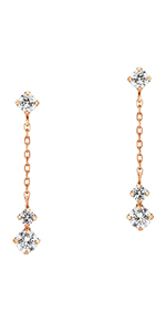 Amazon.co.jp: 【公式】 4℃(ヨンドシー) K10ピンクゴールド(PG)ピアス