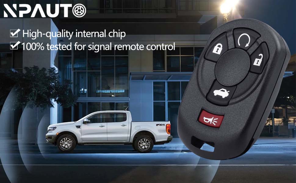 NPAUTO Key Fob Replacement Fits for 2005 2006 2007 Chevy