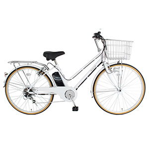 ホワイトシティタイプ電動アシスト自転車 電動アシスト自転車 RICHBIT CITY ASSIST スノーホワイト 電動