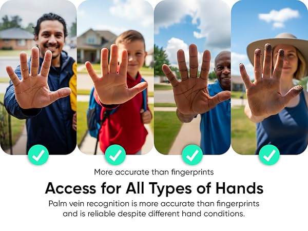 Wyze Palm Lock Access Hands