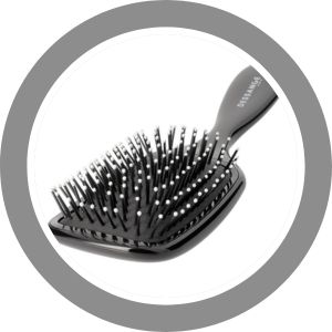 brosse à cheveux larges nylon