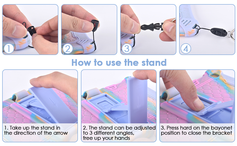 DETUOSI Case for Samsung Galaxy Tab A7 Lite 8.7 inch, with