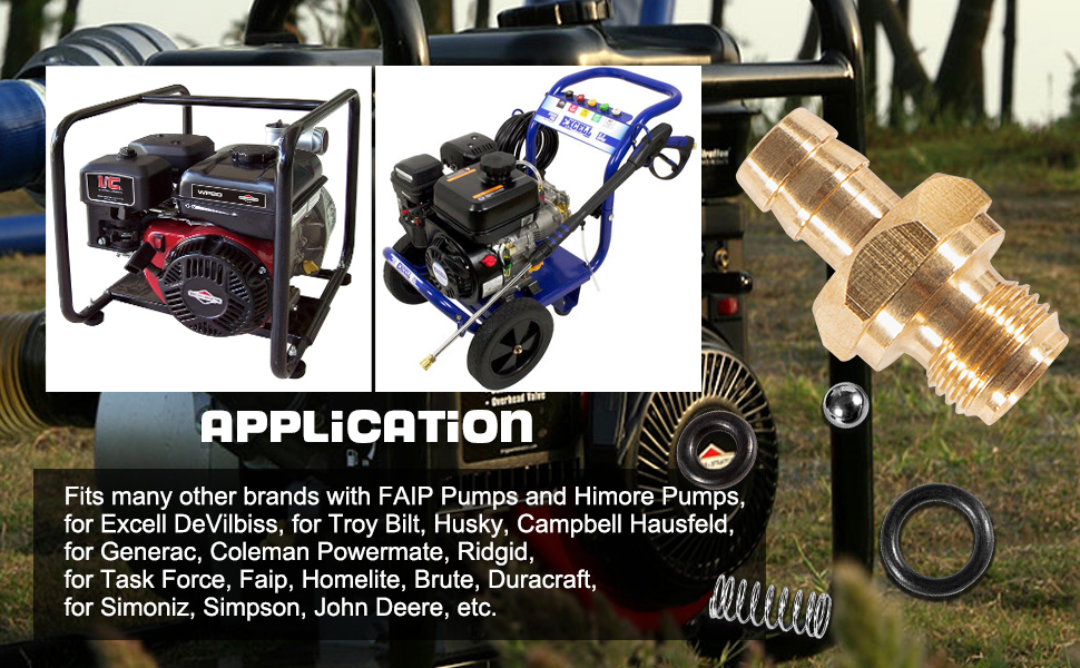 Pressure Washer Chemical Soap Injector Kit Fits for Briggs