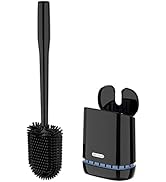 MR.SIGA Toilet Bowl Brush and Holder, Durable and Flexible Bristles, Wall Mounted Toilet Brush fo...
